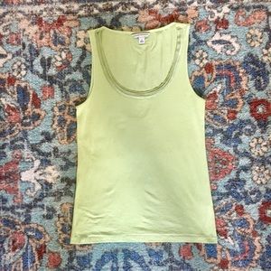 Banana Republic Silk Collar Sleeveless Top, Size M